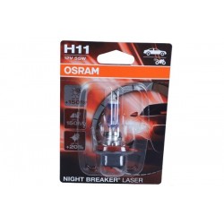 H11 12v/55w pgj19-2 +150% night breaker laser izzó bliszter 1db N105 297 01