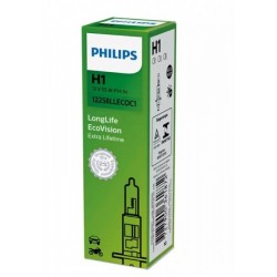 Philips LongLife EcoVision H1 12V/55W izzó, 1 db PHI12258LLECOC1