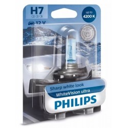 H7 izzó 12V/55W PX26D +60% WhiteVision Ultra 1db 4200K PHI12972WVUB1