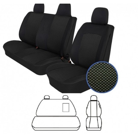 Autóülés huzatok Fiat Scudo II, Citroën Jumpy II, Peugeot Expert II 06-16 (2+1)