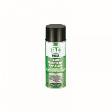Strukturált műanyag festék 400 ml fekete spray / Boll