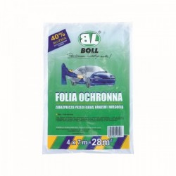 HDPE védőfólia vastagság 0,007 mm 4 m x 7 m (28 m2) / Boll / karton 40 db