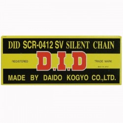 Motorkerékpár vezérműlánc DID SCR0412SV (kovácsolt)