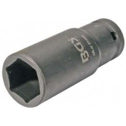 1/2 hüvelykes ütvecsavarozó dugókulcs 21 mm hatszögletű