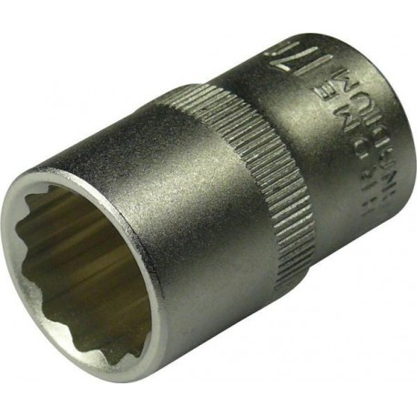 1/2 hüvelykes 17 mm-es 12 szögletű dugókulcs