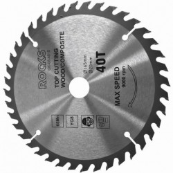 Fűrészlap fához 165x20 mm 65Mn-YG8, vastagság 2,2 mm, 40 fogú OK034515