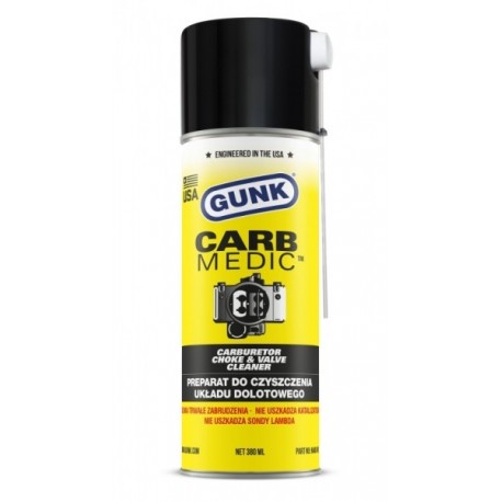 Szívó- és fojtószelep tisztító 354g/380ml spray Carb Medic / Gunk