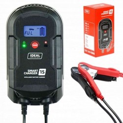 Okos töltő 15 LCD 12V / 24V, 15A