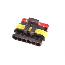 Amp Tyco Superseal 6-pólusú csatlakozóház IP67