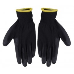 Fekete nylon munkakesztyű 10