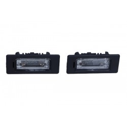 Rendszámtábla világítás Audi A1, A4, A6, A7, Q5, TT, Skoda Fabia II, Yeti, VW Passat 2003.05-től pár/ bal oldali LED 8T0943021