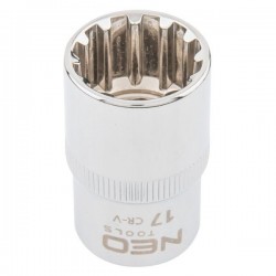 Spline dugókulcs 1/2 17 mm
