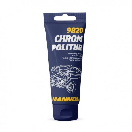 Króm polírozó paszta 100 ml / Mannol