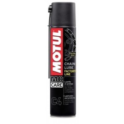 C4 lánckenőanyag első bal 400 ml Motul / fehér / versenymotorok