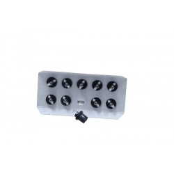Bax izzó 12v/1,2w 8,5d fekete (műanyag foglalattal) 10 db BAX