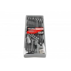 Villás-kulcs készlet 16 db, 6-24 mm, 1/3 modul SE81516