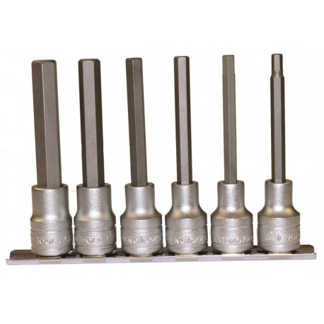 Teng Tools M1211 hosszú hatszögletű csap aljzat készlet 1/2 négyzet alakú fogantyúval M1211