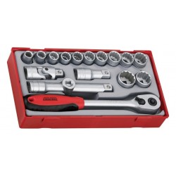 Teng Tools TT1218 dugókulcs készlet fogantyúval TT1218