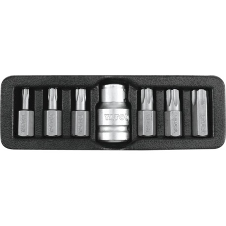 Torx security csavarhúzó fejek, T25-T55, 7 darab YT0416