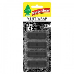Vent wrap légfrissítő black ice szellőzőrácsokhoz (4 db) / Wunder Baum