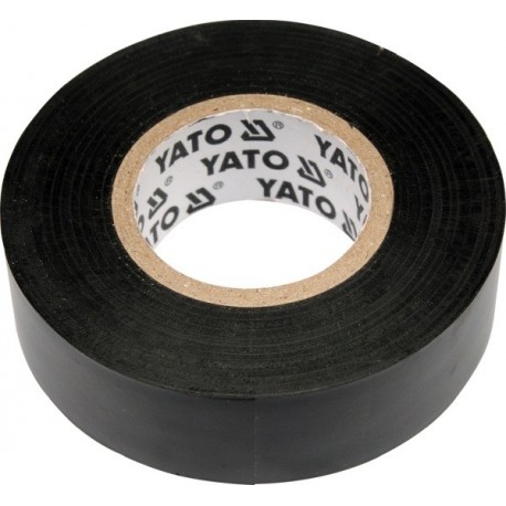 Elektroszigetelő szalag 19 mm x 20 m fekete YT-8165