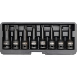 Torx ütvecsavarozó csapkulcs készlet, 8 darabos YT1065