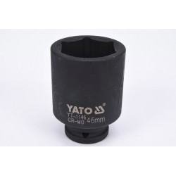 3/4 hüvelykes ütvecsavarozó dugókulcs 46 mm x 90 mm hatszög hosszú YT-1146