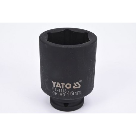 3/4 hüvelykes ütvecsavarozó dugókulcs 46 mm x 90 mm hatszög hosszú YT-1146