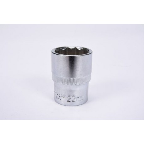 1/2 hüvelykes 22 mm 12-szögletű rövid dugókulcs YT1284
