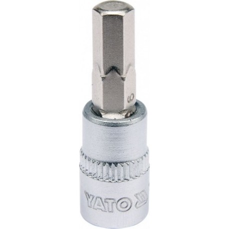 Hatszögletű csapszegkulcs 1/4 6 mm bal 37 mm YT04373