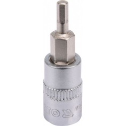 Hatszögletű csapszegkulcs 1/4 3mm bal 37mm YT04370