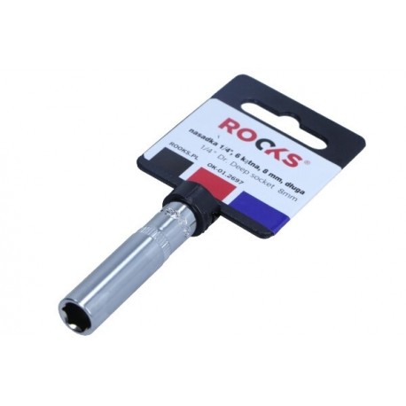 1/4 colos 8 mm hatszög hosszú dugókulcs OK012697