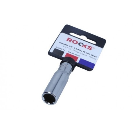 1/4 hüvelykes 10 mm-es 6-szögletű hosszú dugókulcsfej OK012699