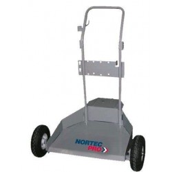 Nortec Pro hordó szállító kocsi 200 kg (max. 600 mm) pneumatikus kerekekkel és polccal