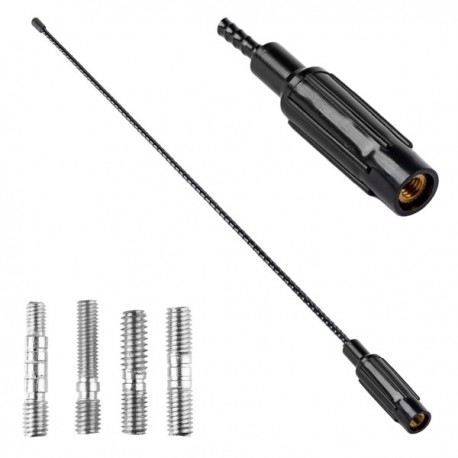 Autóantenna árbóc 4 adapterrel 41 cm