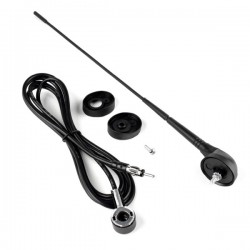 Autóantenna 5 mm adapter, 40 cm hosszú, 2,3 m kábelhossz