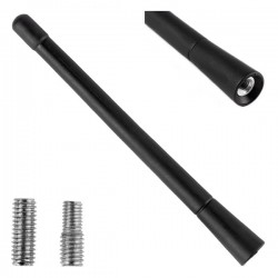 Autóantenna árbóc + 2 adapter 18 cm