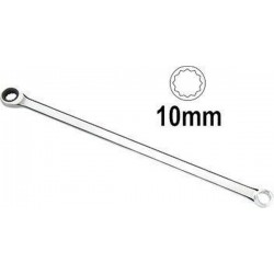 Hosszú racsnis csillagkulcs 10 mm