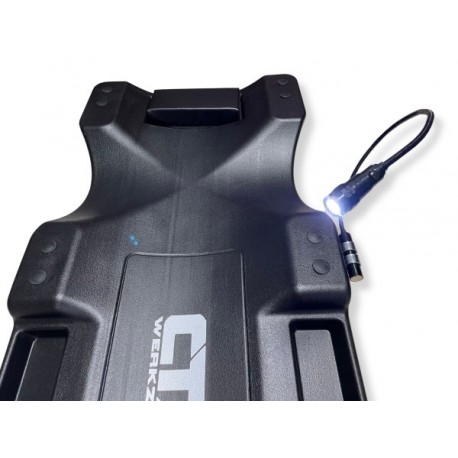150 kg-os fekvőpad LED lámpával