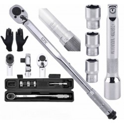 Nyomatékkulcs 1/2 28-210 Nm + dugókulcsok 17, 19, 21 mm