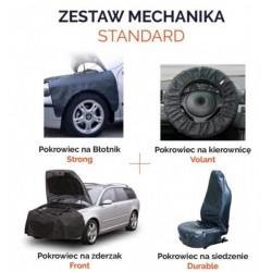 Szabványos szerelő készlet üléshuzatok 4 db.