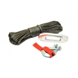 Szintetikus készlet 4x4 csörlőkhöz Dragon Winch - kötél, csúszóvezető és horog