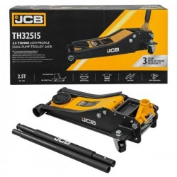 Hidraulikus emelő 2,5T béka típusú kéthengeres JCB 75-505mm JCB-TH32515 (56952)