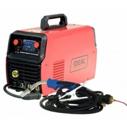 Tecno Mig 210 Pulse Lcd Mig/Tig/Mma Synergikus Alu félautomata hegesztőgép