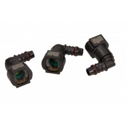90 fokos női üzemanyag gyorscsatlakozó 9,89 mm x 8 mm és 11,8 mm x 10 mm
