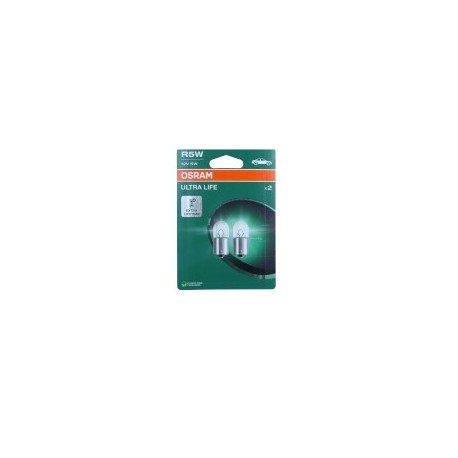 Ultra Life izzó R5W 12V/5W BA15S (fém foglalattal) 2 db bliszter (öko)
