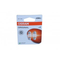 Eredeti cső alakú izzó 12V/10W 11x28mm 12V 2 darabos bliszter (öko)