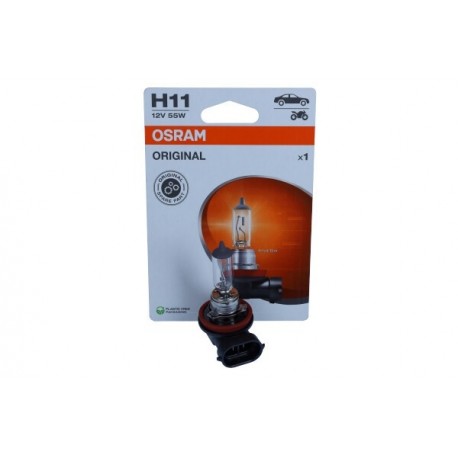 Eredeti H11 izzó 12V/55W PGJ19-2 12V 1db bliszter (öko)