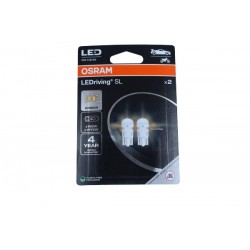 Ledriving SL W5W borostyán LED izzó (ECE nélküli) 2 db bliszter (öko)