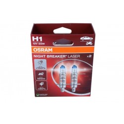 Night Breaker Laser H1 izzó 12V/55W P14,5s +150% 2 db (öko)